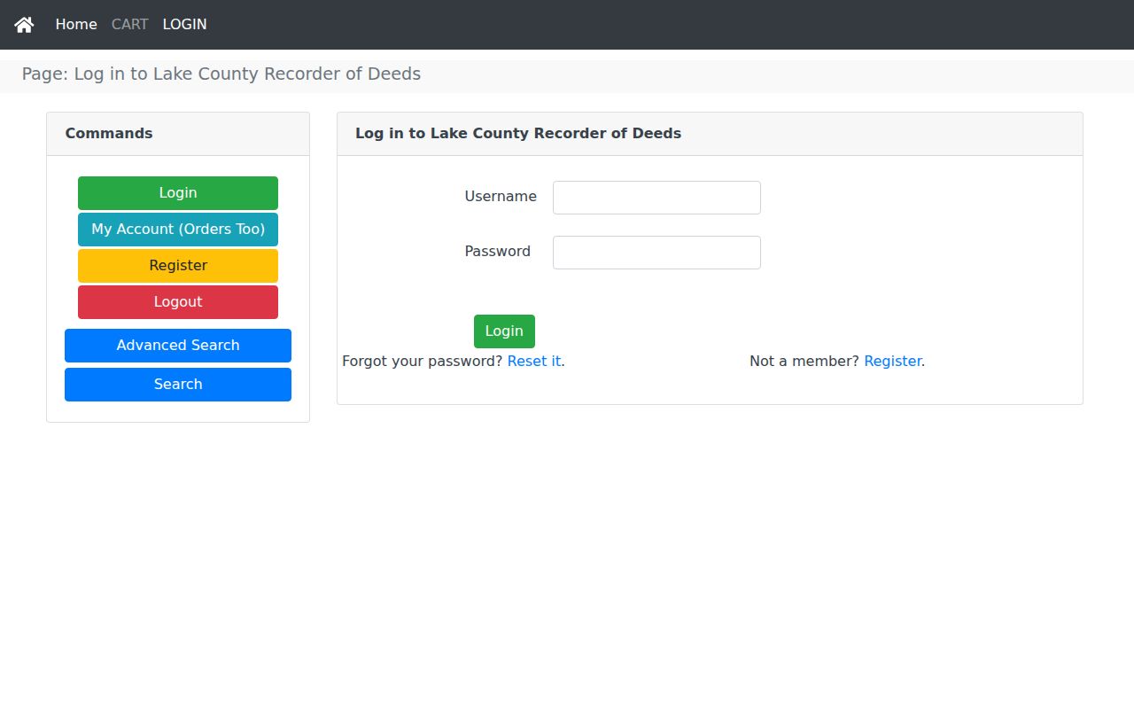 Hobart city directory companion Recorder login route